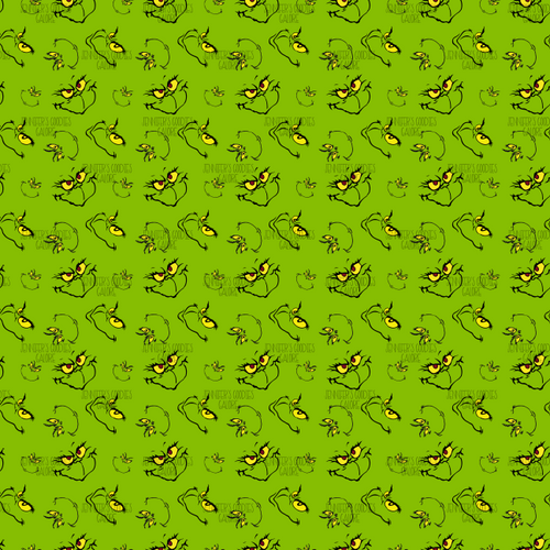 8x11, The Grinch Synthetic Leather, Custom Leather Sheets