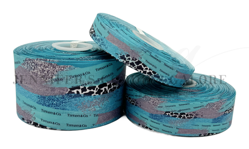 Tiffany & Co. Ribbon, Designer Ribbon, Fashion Ribbon, Brushstroke ...