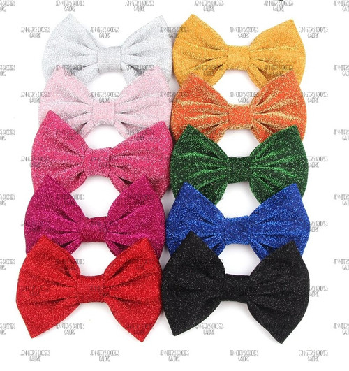 Wolff Jewelry Glitter Bow - Black main image 1