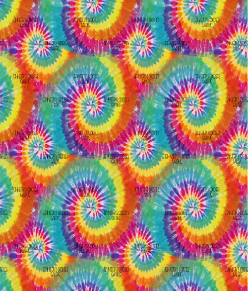 8x12", Tie Dye Synthetic Leather, Custom Leather Sheets, Rainbow Tie