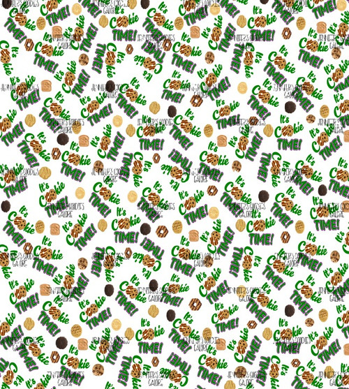 8x12", It's Cookie Time Leather Fabric, Girl Scouts Synthetic Leather ...