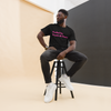 Fueled by Treats & Chaos – Hot Pink Text – Gildan 5000 T-Shirt – Clothing