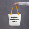 Dog Hair Is My Purse Glitter – Yellow Shadow – Small Tote