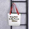 Dog Hair Is My Purse Glitter – Yellow Shadow – Small Tote