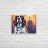 Sunset Stride – English Springer Spaniel – Landscape Canvas Wall Art