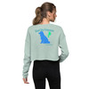 Women's Neon Shoot Day – Cocker Spaniel Crop Sweatshirt