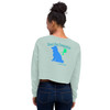 Women's Neon Shoot Day – Cocker Spaniel Crop Sweatshirt