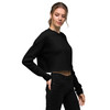 Women's Neon Shoot Day – Cocker Spaniel Crop Sweatshirt