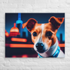 Metropolitan Mischief – Jack Russell Terrier Wall Canvas