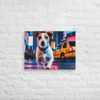 Manhattan Mischief – Jack Russell Terrier Wall Canvas