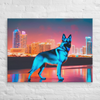Miami Guardian – German Shepherd Luxury Canvas