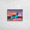 Miami Guardian – German Shepherd Luxury Canvas