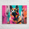 Parisian Watch – German Shepherd Canvas Art