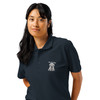 Women’s Courtyard Polo – Posh Pup Golden Retriever Shirt