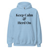 Keep Calm & Herd On – Border Collie Unisex Hoodie