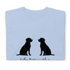 Labrador lovers’ unisex tee in midweight cotton, ideal for countryside strolls or the market