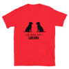 Life’s Better with a Labrador unisex T‑shirt in soft ring‑spun cotton with classic fit for easy wear