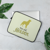 Golden Retriever – Laptop Sleeve with Faux Fur Lining