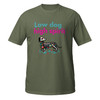 Low Dog High Spirit – Dachshund – WAG Co. Unisex T-Shirt