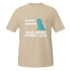 Wag More Worry Less–Cocker Spaniel–WAG Co. Unisex T‑Shirt