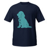 Cyan Flush–Cocker Spaniel–WAG Co. Unisex T‑Shirt
