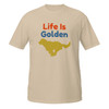 Life Is Golden–Golden Retriever–WAG Co. Unisex T‑Shirt