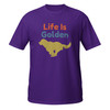 Life Is Golden–Golden Retriever–WAG Co. Unisex T‑Shirt
