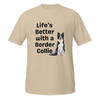 Life with a Collie–Border Collie–WAG Co. Unisex T‑Shirt