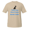 Think Fast, Move Faster–Border Collie–WAG Co. Unisex T‑Shirt