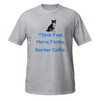 Think Fast, Move Faster–Border Collie–WAG Co. Unisex T‑Shirt
