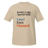 Laser Eyes Engaged–Border Collie–WAG Co. Unisex T‑Shirt