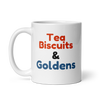 Tea, Biscuits & Goldens – Golden Retriever Mug