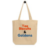 Tea, Biscuits & Goldens – Organic Cotton Shopper
