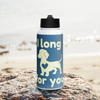 I Long For You – Dachshund Rover Water Bottle 950ml