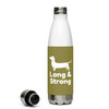 Long & Strong – Dachshund Ranger Water Bottle 17oz