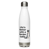 Better with a Collie – Border Collie Water Bottle 17oz