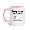 Every Snack You Make – Dachshund BrightSide Colour Mug 11oz