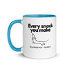 Every Snack You Make – Dachshund BrightSide Colour Mug 11oz