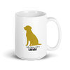 Life Is Better with a Labrador Script – Labrador Retriever Mug