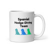 Spaniel Hedge‑Diving Team – Cocker Spaniel Mug