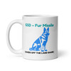 Fur Missile – German Shepherd Mug – 11oz & 15oz