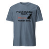 French Bulldog Heart, Human Soul – Wag Co. Unisex T-Shirt