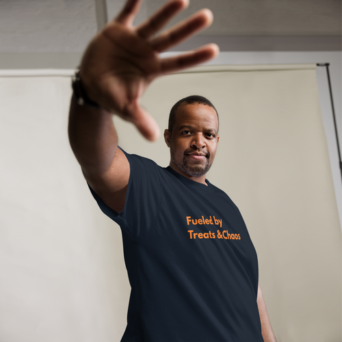 Fueled by Treats & Chaos – Golden Hour – T-Shirt – Wag Co. – Unisex