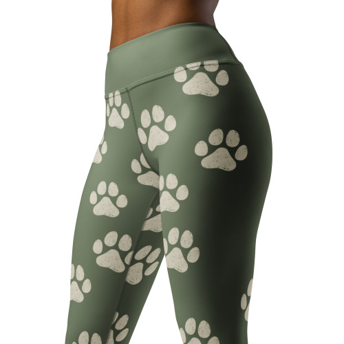 Olive Drift – Clarity by K9AT Yoga Leggings