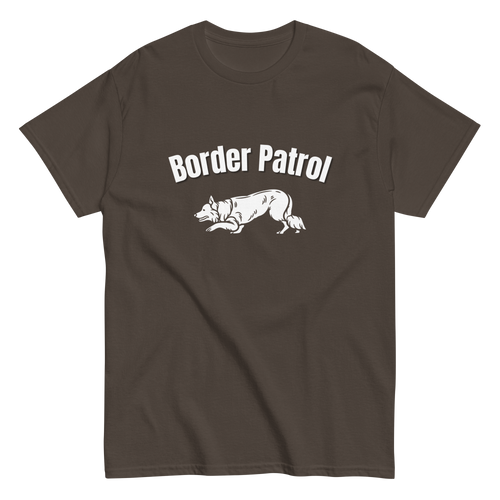 Men’s Border Patrol – Border Collie T–Shirt