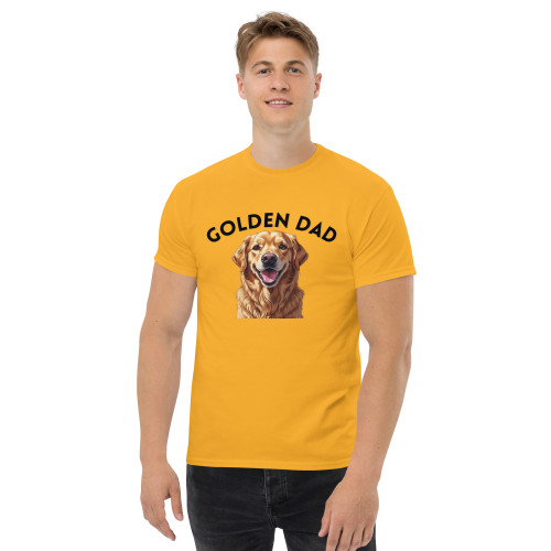 Men’s Golden Dad – Golden Retriever T–Shirt