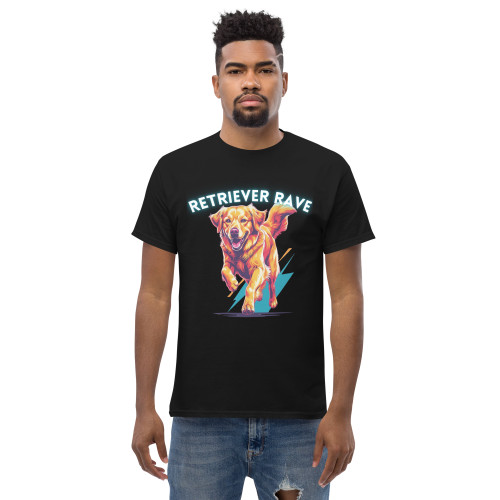 Men’s Retriever Rave – Golden Retriever T–Shirt