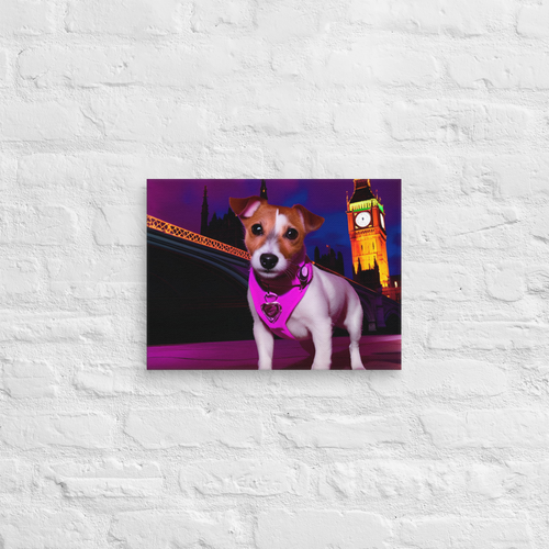London Pupstar – Jack Russell Terrier Landscape Art Print