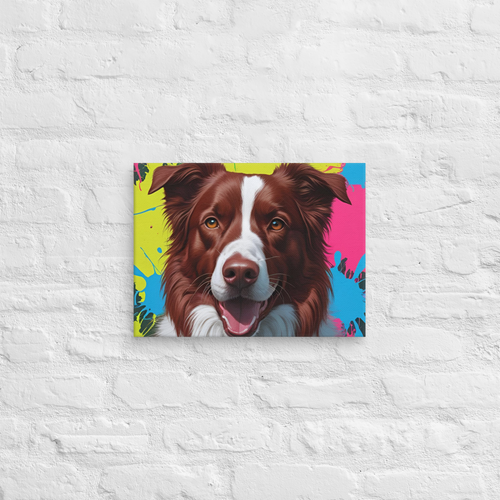 Boldly Brilliant – Border Collie Landscape Art