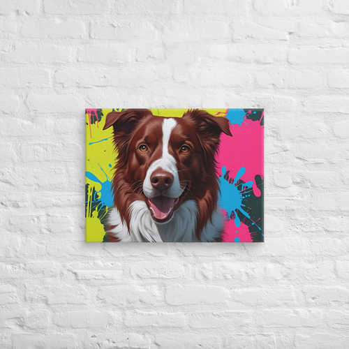 Boldly Brilliant – Border Collie Landscape Art